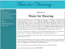 Tablet Screenshot of musicfordancing.co.uk